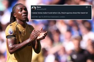 中国九游体育-太励志！埃泽10年前被米尔沃尔解约：我发誓一定会成功，到时候见